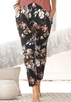 Lange Hosen|LASCANA Jerseyhose Bedruckt