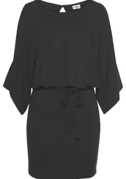 Kurze Kleider|Buffalo Jerseykleid Schwarz