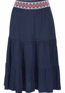 Rocke|s.Oliver Jerseyrock Blau