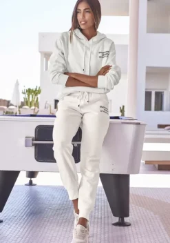 Relaxhosen|Buffalo Jogginghose Weis