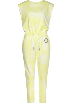 Overalls|Bench. Jumpsuit Gelb-Zitrus-Weis