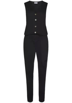 Overalls|LASCANA Jumpsuit Schwarz