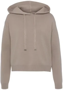 Pullover|Vivance Kapuzenpullover Beige