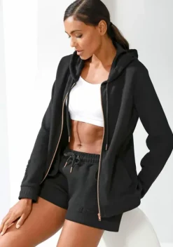 Jacken & Mantel|Bench. Kapuzensweatjacke Black