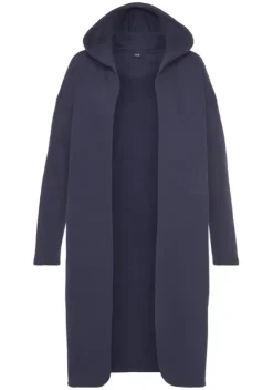 Jacken & Mantel|H.I.S Kapuzensweatjacke Dunkelblau