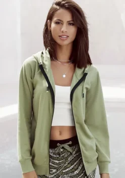 LASCANA Nachhaltige Homewear<Kapuzensweatjacke