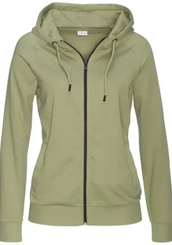LASCANA Nachhaltige Homewear<Kapuzensweatjacke