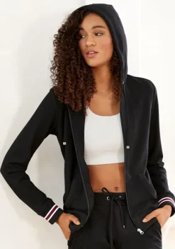 Jacken & Mantel|H.I.S Kapuzensweatjacke Schwarz