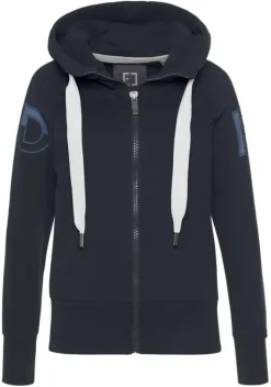 Jacken & Mantel|Elbsand Kapuzensweatjacke"Kjella" Marine