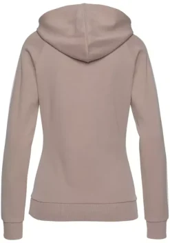 Damenshirts|Bench. Kapuzensweatshirt Beige-Weis