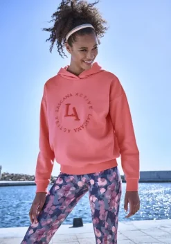 Damenshirts|LASCANA ACTIVE Kapuzensweatshirt
