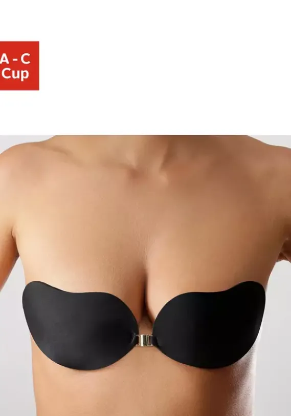 Bhs Ohne Bugel|LASCANA Klebe-Bh Schwarz