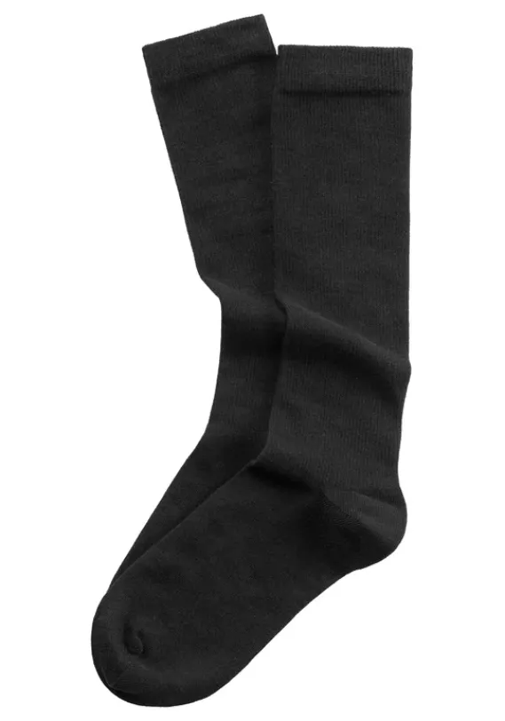 Socken|H.I.S Kompressionsstrumpfe Schwarz