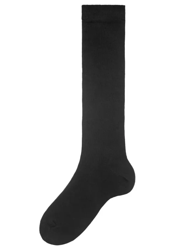 Socken|H.I.S Kompressionsstrumpfe Schwarz