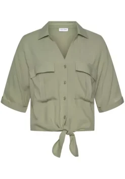 Blusen|LASCANA Kurzarmbluse Lindgrun