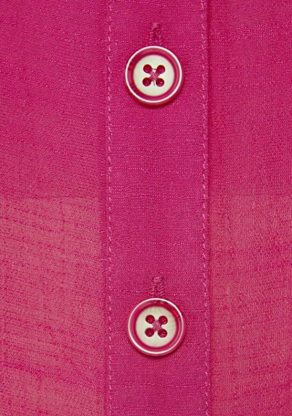 Blusen|Vivance Kurzarmbluse Pink