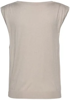 Pullover|LASCANA Kurzarmpullover Sand