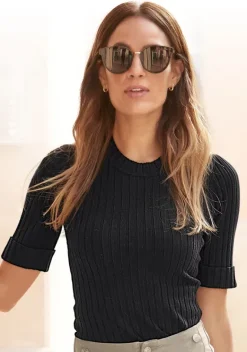 LASCANA Pullover<Kurzarmpullover