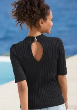 LASCANA Pullover<Kurzarmpullover