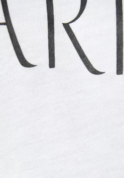 Damenshirts|LASCANA Kurzarmshirt Weis-Bedruckt