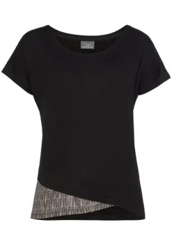 Damenshirts|Venice Beach Kurzarmshirt Schwarz