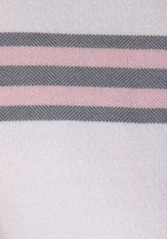 Jacken & Mantel|LASCANA Kurzjacke Grau-Rosa-Creme-Kariert