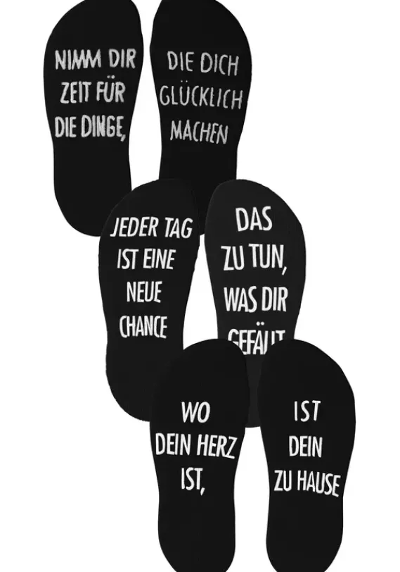 Socken|Arizona Kuschelsocken Schwarz