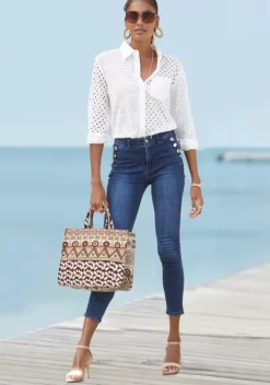 LASCANA Blusen<Langarmbluse