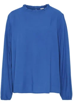 Blusen|LASCANA Langarmbluse Blau