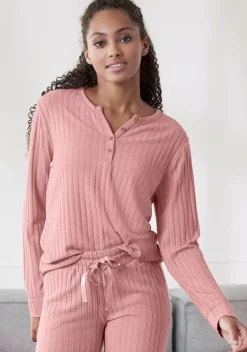 Damenshirts|s.Oliver Langarmshirt Pink