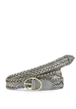 Gurtel|LASCANA Ledergurtel Grau