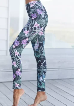 Homewear-Leggings|KangaROOS Leggings Gemustert