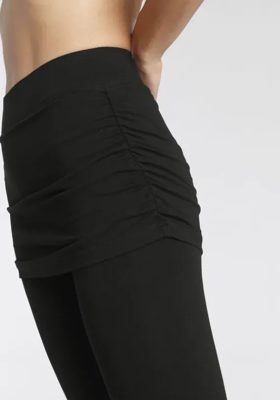 Homewear-Leggings|Vivance active Leggings Schwarz