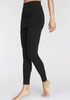 Homewear-Leggings|Vivance active Leggings Schwarz