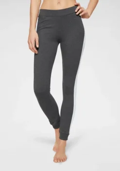 Homewear-Leggings|Arizona Leggings Anthrazit-Meliert, Pflaume