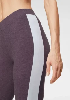 Homewear-Leggings|Arizona Leggings Anthrazit-Meliert, Pflaume