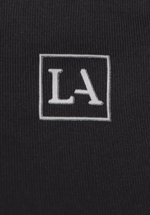 Relaxhosen|LASCANA ACTIVE 3/4-Leggings Schwarz