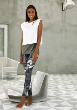 LASCANA ACTIVE Homewear-Leggings<Leggings"Tropical"