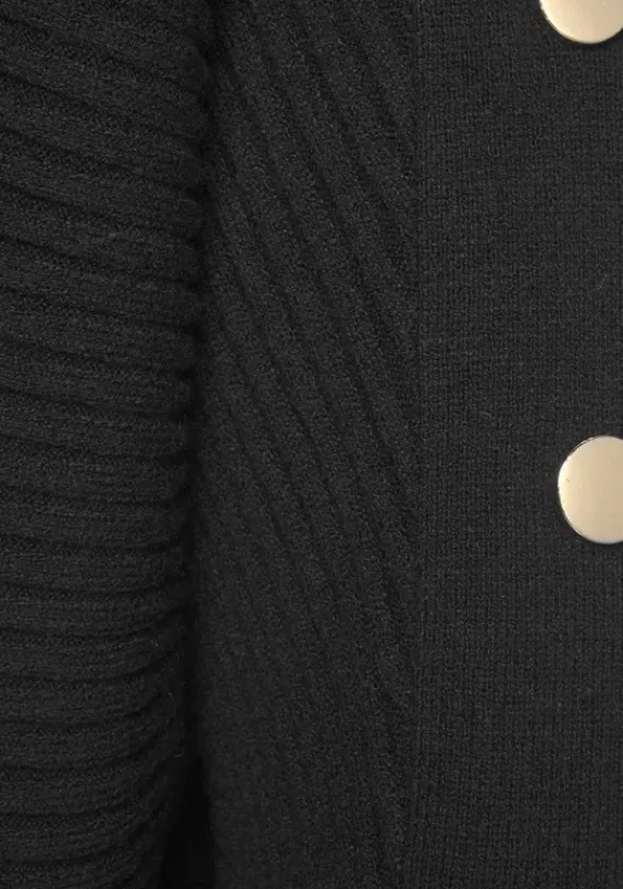 Pullover|LASCANA Longpullover Schwarz