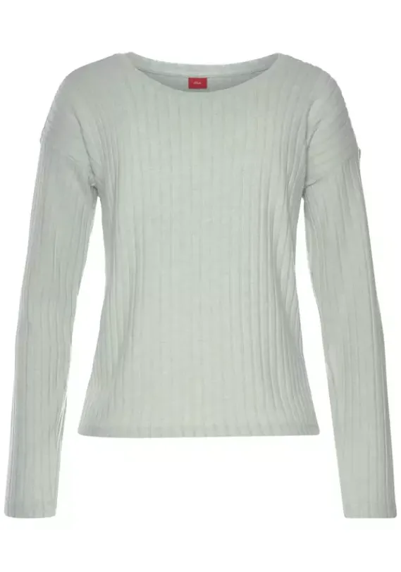 Damenshirts|s.Oliver Longsleeve Mint