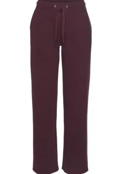Relaxhosen|Bench. Loungehose"-Relaxhose Mit Logostickerei" Weinrot