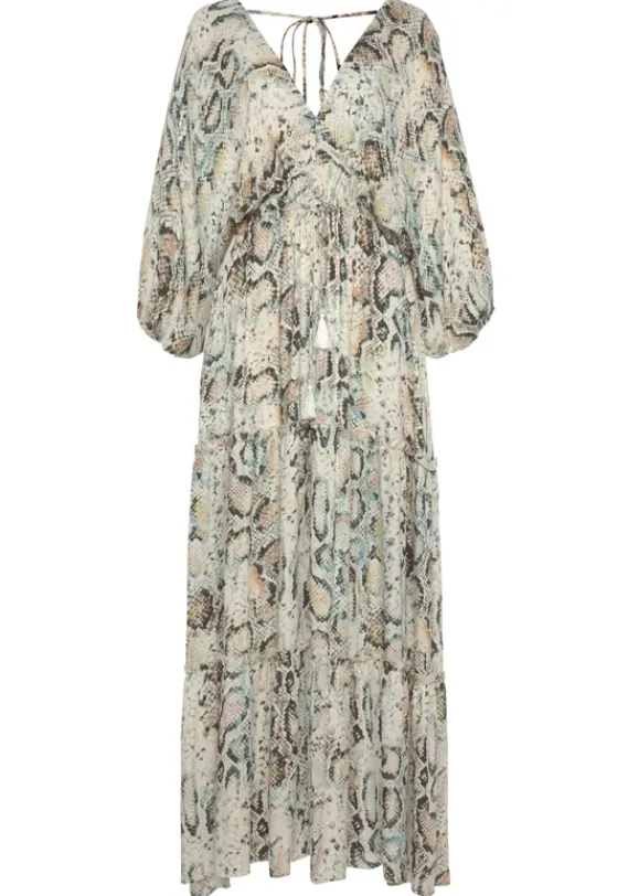 Maxikleider|Buffalo Maxikleid Bedruckt