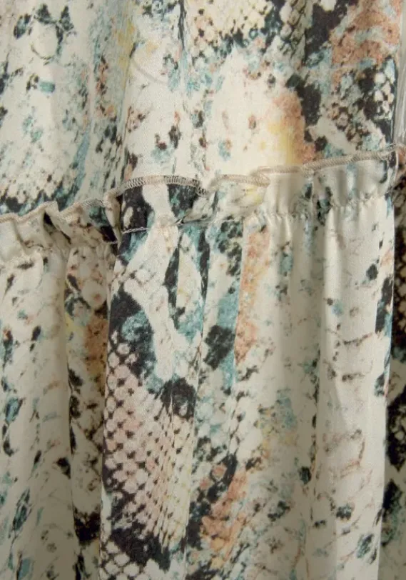 Maxikleider|Buffalo Maxikleid Bedruckt