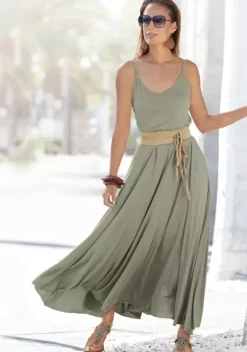 Maxikleider|Buffalo Maxikleid Khaki