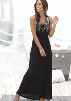 Maxikleider|Buffalo Maxikleid Schwarz