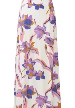 Rocke|LASCANA Maxirock Creme-Flieder-Rose Bedruckt