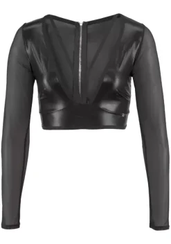 Reizwasche|JETTE Mesh-Top Schwarz