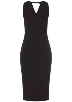 Kurze Kleider|Buffalo Midikleid Schwarz