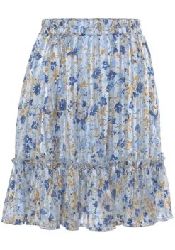 Rocke|LASCANA Minirock Blau Bedruckt