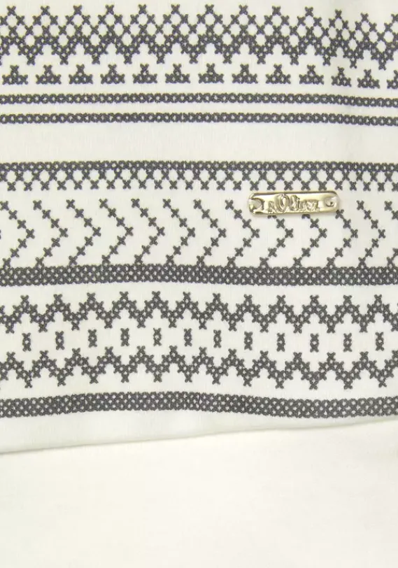 Nachhaltige Nachtwasche|s.Oliver Nachthemd Ecru